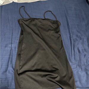 Black Spaghetti Strap Dress
